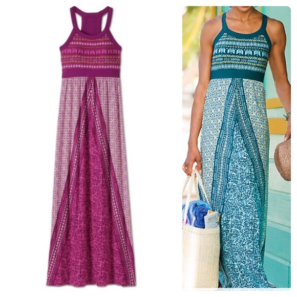 Athleta Dresses & Skirts - Athleta Rio Maxi Dress in Raspberry Persia